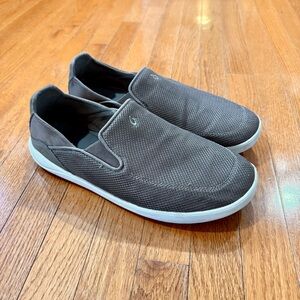 OluKai Nohea Pae Shoes Mens 14 Loafers Sneakers Mustang Brown Mesh Slip On